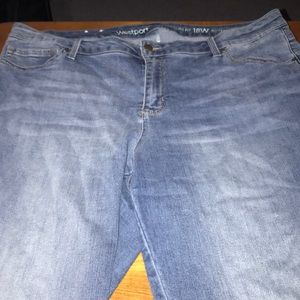 Westport size 18W boyfriend Capri